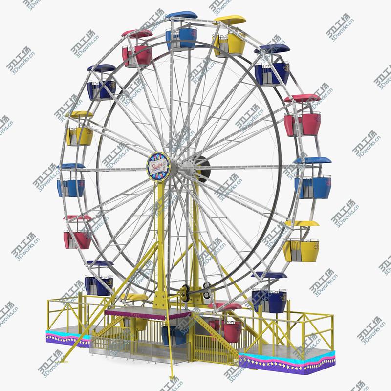 images/goods_img/202105073/Small Town Carnival Ferris Wheel Rigged 3D/1.jpg